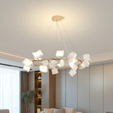 Mistral Flora Chandelier – Handcrafted Material Texture and Detail View