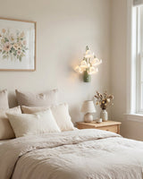 Mivella Curated Optical Acrylic Wall Sconce – unlit natural material contrast