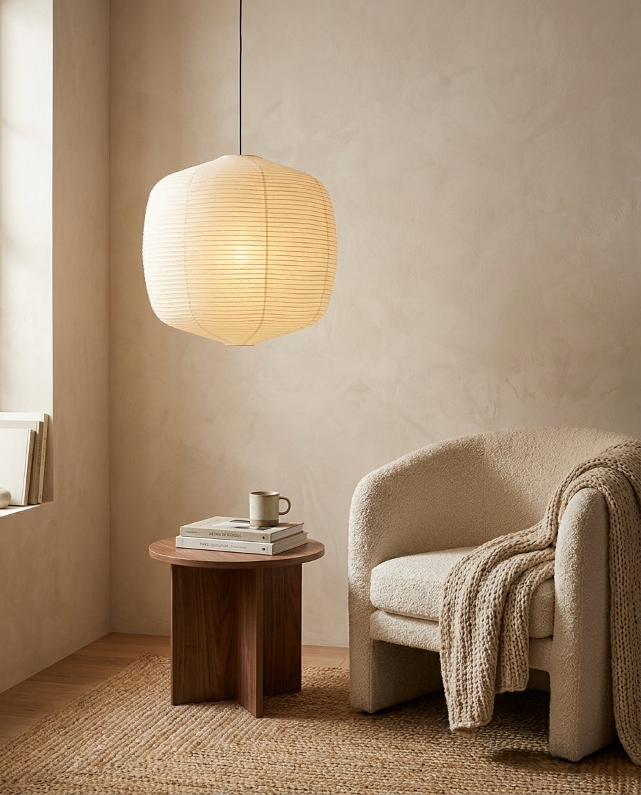 Miyori Paper Curated Washi Paper Pendant Light