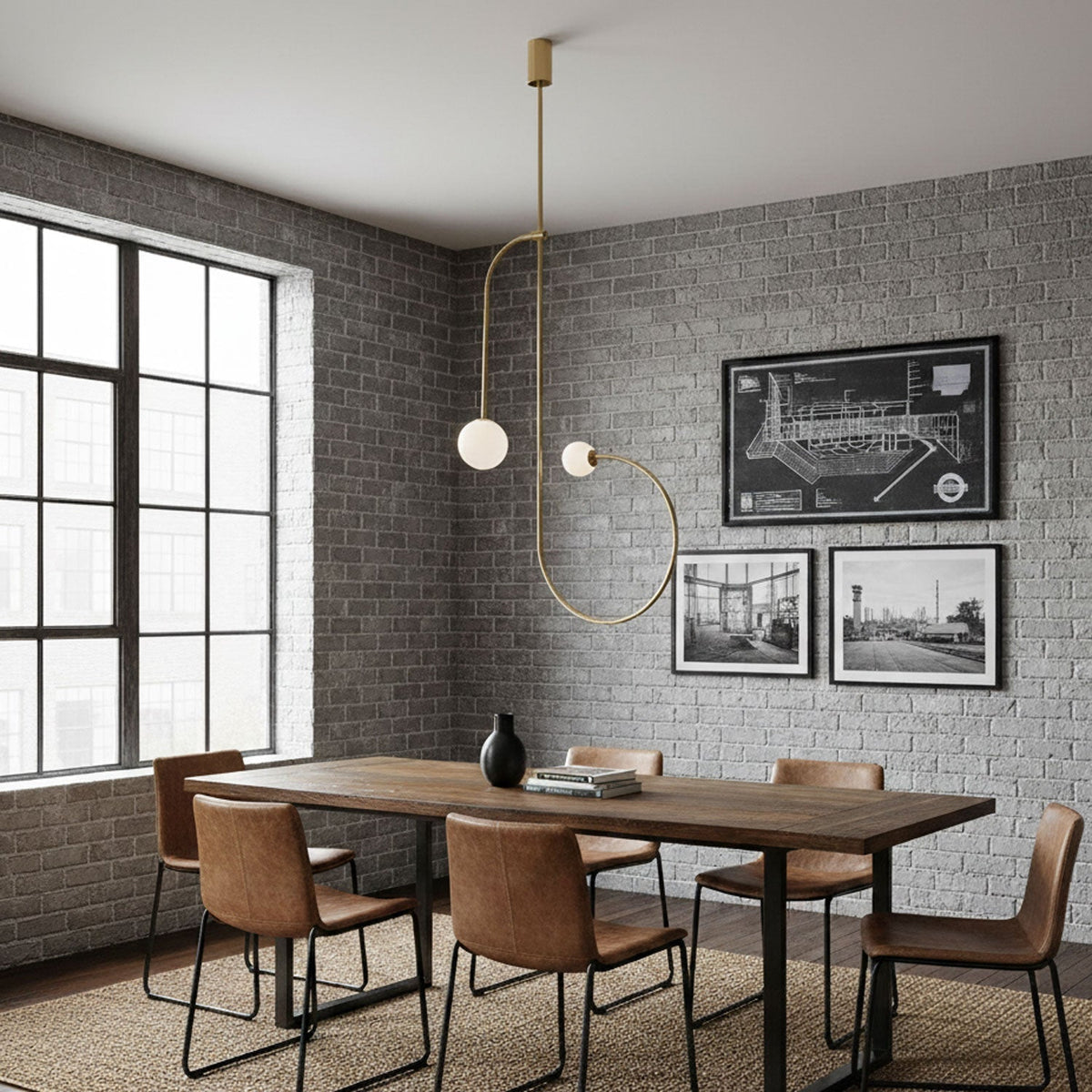 Modern Mobile Chandelier – Ambient Illumination in Luxury Interior Setting View 8