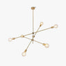 Mobile Curated Mouth-Blown Frosted Glass Chandel