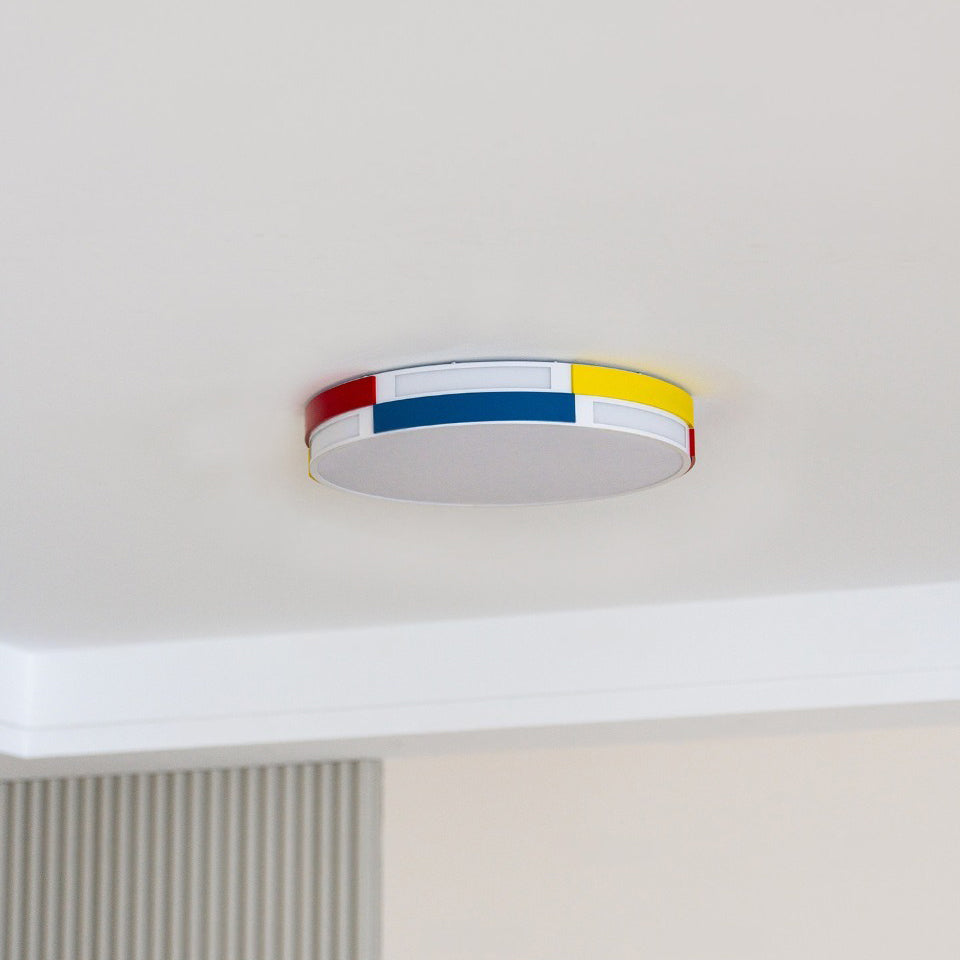 Modavio Curated Optical Acrylic Flush Mount Ceil – structural canopy joint detail