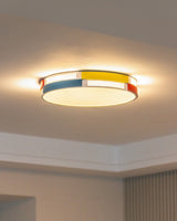 Optical Acrylic craftsmanship detail on Modavio Curated Optical Acrylic Flush Mount Ceil