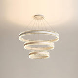 Modern Circle LED Curated Iron & Glass Chandelie – Single Layer ∅ 31.5 x H 47.2  Dia 80cm x finish configuration #1 #2