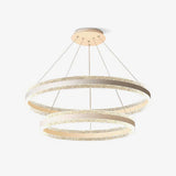 Modern Circle LED Curated Iron & Glass Chandelie – Iron & Glass Chandelier