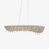 Modern Round Crystal Chandelier – Handcrafted Architectural Luxury Lighting Fixture