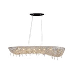 Modern Round Crystal Chandelier – Ambient Illumination in Luxury Interior Setting View 18
