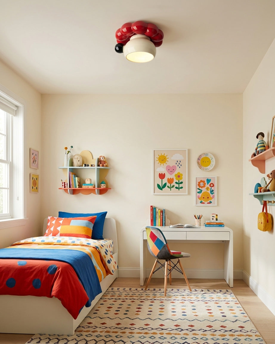 Carmora Curated Hand-Thrown Ceramic Flush Mount