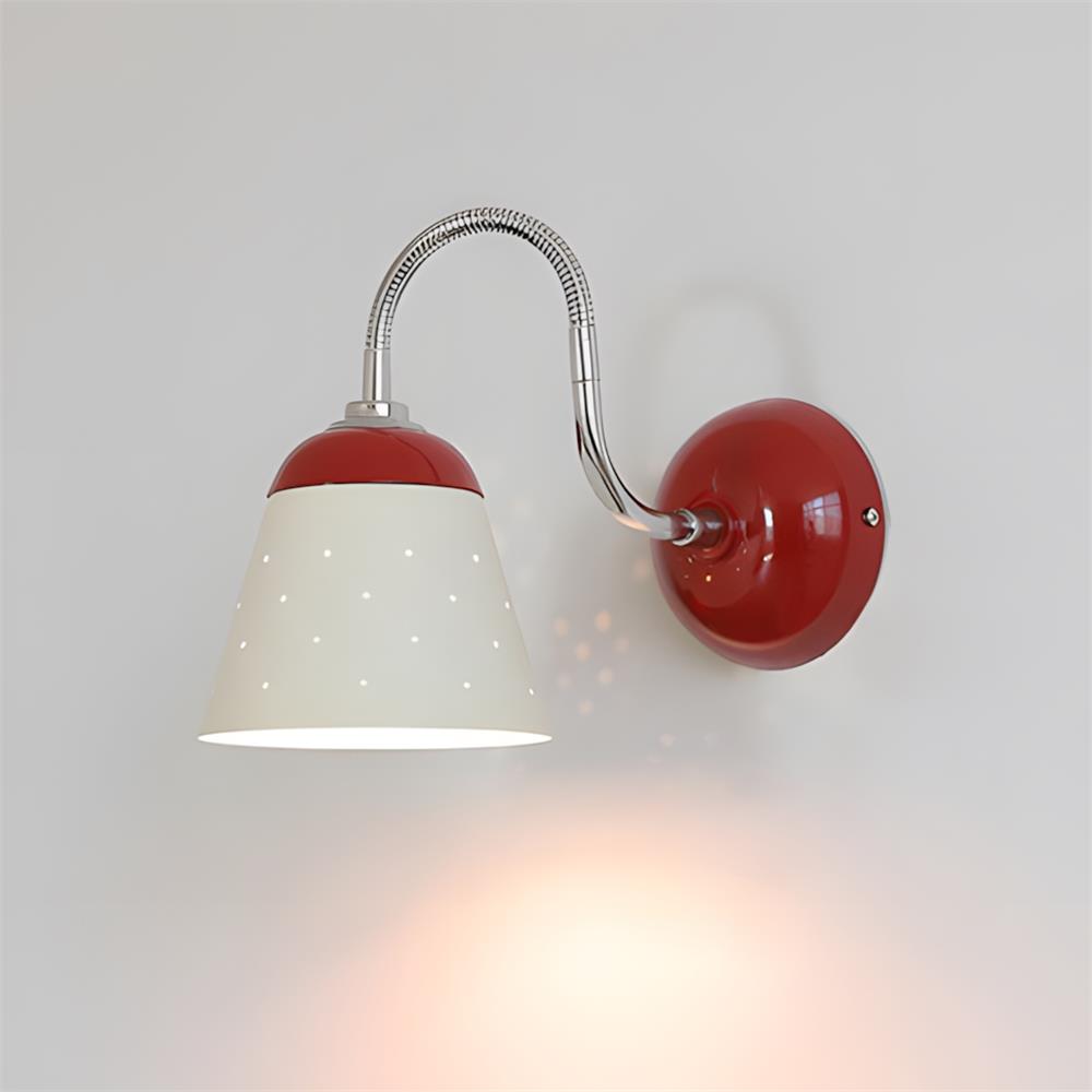 Modica Curated Iron & Glass Wall Sconce – W 16.5cm x H 25cm  W 6.5 x H 9.8 finish configuration #1 #2 #3 #4 #5