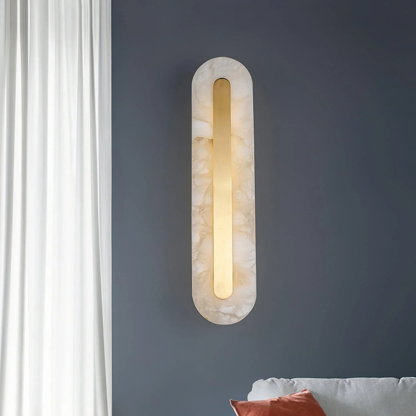 Spanish Alabaster Wall Lamp View 6 | Mokat Alabaster Wall Lamp | JINSHE | JINSHE
