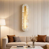 Spanish Alabaster Wall Lamp View 3 | Mokat Alabaster Wall Lamp | JINSHE | JINSHE