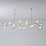 Molecular Glass Balls Chandelier – Ambient Illumination in Luxury Interior Setting View 18