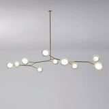 Molecular Glass Balls Chandelier – Ambient Illumination in Luxury Interior Setting View 17