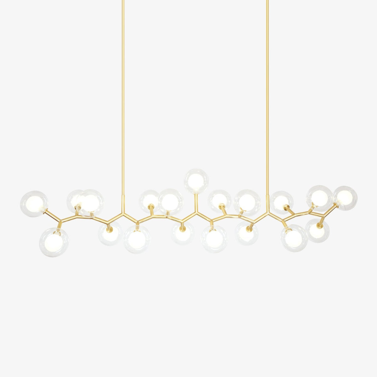 Molecular Glass Balls Chandelier – Handcrafted Architectural Luxury Lighting Fixture