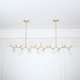 Molecular Glass Balls Chandelier – Ambient Illumination in Luxury Interior Setting View 6