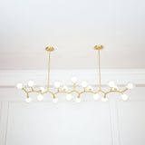 Molecular Glass Balls Chandelier – Ambient Illumination in Luxury Interior Setting View 5