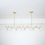 Molecular Glass Balls Chandelier – Ambient Illumination in Luxury Interior Setting View 8