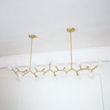 Molecular Glass Balls Chandelier – Ambient Illumination in Luxury Interior Setting View 12