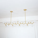 Molecular Glass Balls Chandelier – Ambient Illumination in Luxury Interior Setting View 13