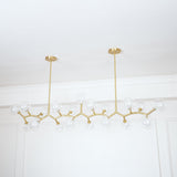 Molecular Glass Balls Chandelier – Ambient Illumination in Luxury Interior Setting View 14