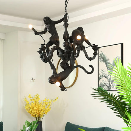 Modern Monkey Chandelier