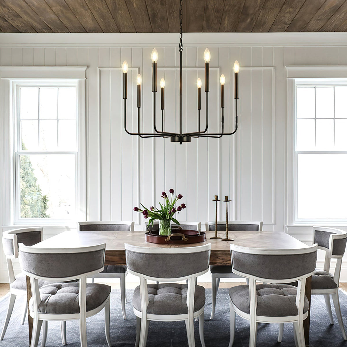 Modern Monroe Chandelier – Handcrafted Material Texture and Detail View
