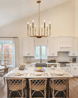 Modern Monroe Chandelier – Ambient Illumination in Luxury Interior Setting View 3