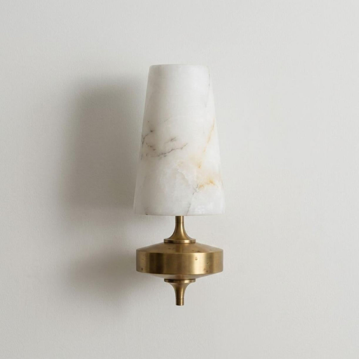 Montera Alabaster Curated Alabaster Wall Sconce – L 5.9 x W 8.3 x H 15.4 finish configuration