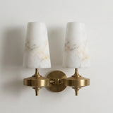 Montera Alabaster Curated Alabaster Wall Sconce – 2 Heads L 13.4 x W 8.3 x H 15.4 finish configuration