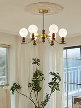 Moonlit Globe Chandelier – Ambient Illumination in Luxury Interior Setting View 13