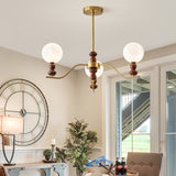 Moonlit Globe Chandelier – Ambient Illumination in Luxury Interior Setting View 14