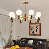 Moonlit Globe Chandelier – Ambient Illumination in Luxury Interior Setting View 15