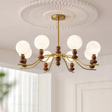 Moonlit Globe Chandelier – Ambient Illumination in Luxury Interior Setting View 4