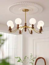 Moonlit Globe Chandelier – Ambient Illumination in Luxury Interior Setting View 8