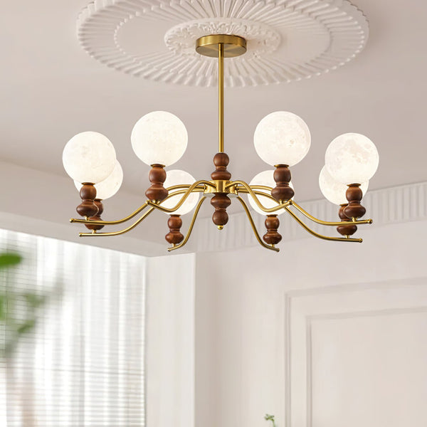 Moonlit Globe Curated Mouth-Blown Frosted Glass
