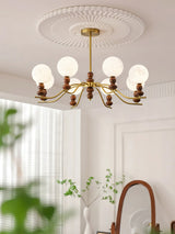 Moonlit Globe Chandelier – Ambient Illumination in Luxury Interior Setting View 12