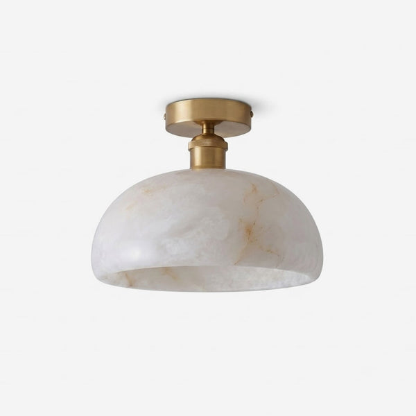 Moss Glow Alabaster Semi- Curated Alabaster Flus
