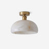 Moss Glow Alabaster Semi- Curated Alabaster Flus