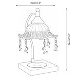 Mosselle Candle Warmer Curated Mouth-Blown Frost – macro detail view
