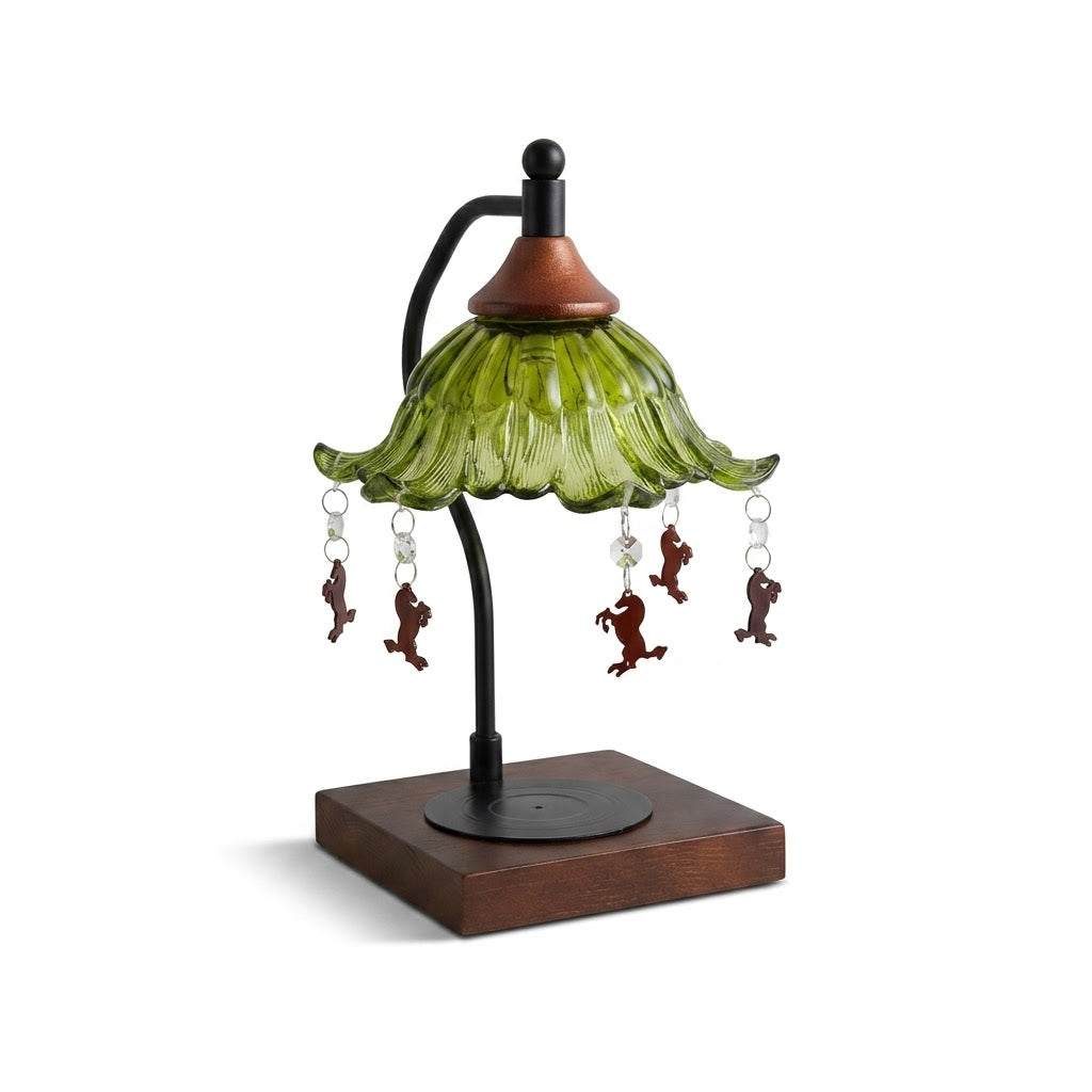 Mosselle Candle Warmer Curated Mouth-Blown Frost – Dia 20cm x H 34cm  ∅ 7.9 x H 13.4 finish configuration