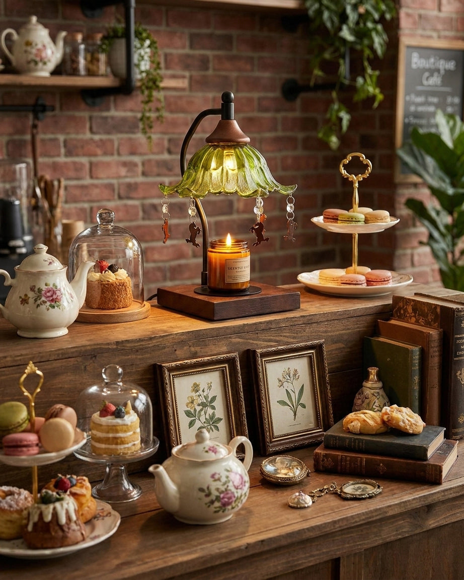 Mosselle Candle Warmer Curated Mouth-Blown Frost – handcrafted surface texture