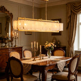 Spanish Alabaster Chandelier View 2 | Muben Bar Alabaster Chandelier | JINSHE | JINSHE