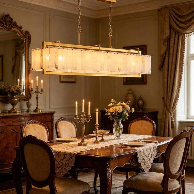 Muben Bar Alabaster Chandelier | JINSHE