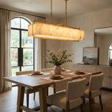 Spanish Alabaster Chandelier View 5 | Muben Bar Alabaster Chandelier | JINSHE | JINSHE
