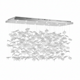 Multicolor Crystal Maple Chandelier – Ambient Illumination in Luxury Interior Setting View 29