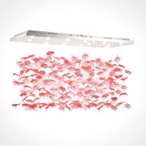 Multicolor Crystal Maple Chandelier – Ambient Illumination in Luxury Interior Setting View 31