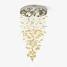 Multicolor Crystal Maple Chandelier
