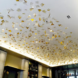Multicolor Crystal Maple Chandelier – Ambient Illumination in Luxury Interior Setting View 12