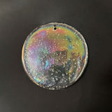Glass Disc Iridescent Chandelier – Ambient Illumination in Luxury Interior Setting View 14