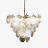 Glass Disc Iridescent Chandelier